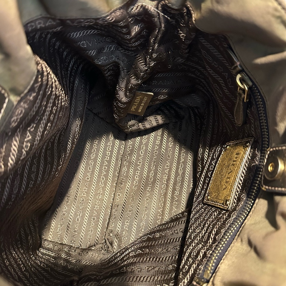 Authentic Prada Small Nylon Handbag - image 4